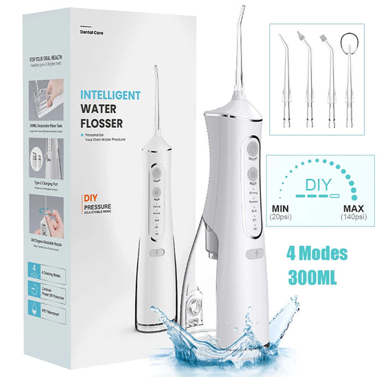 Dental Water Jet Pick Flossser Thread Oral Irrigator