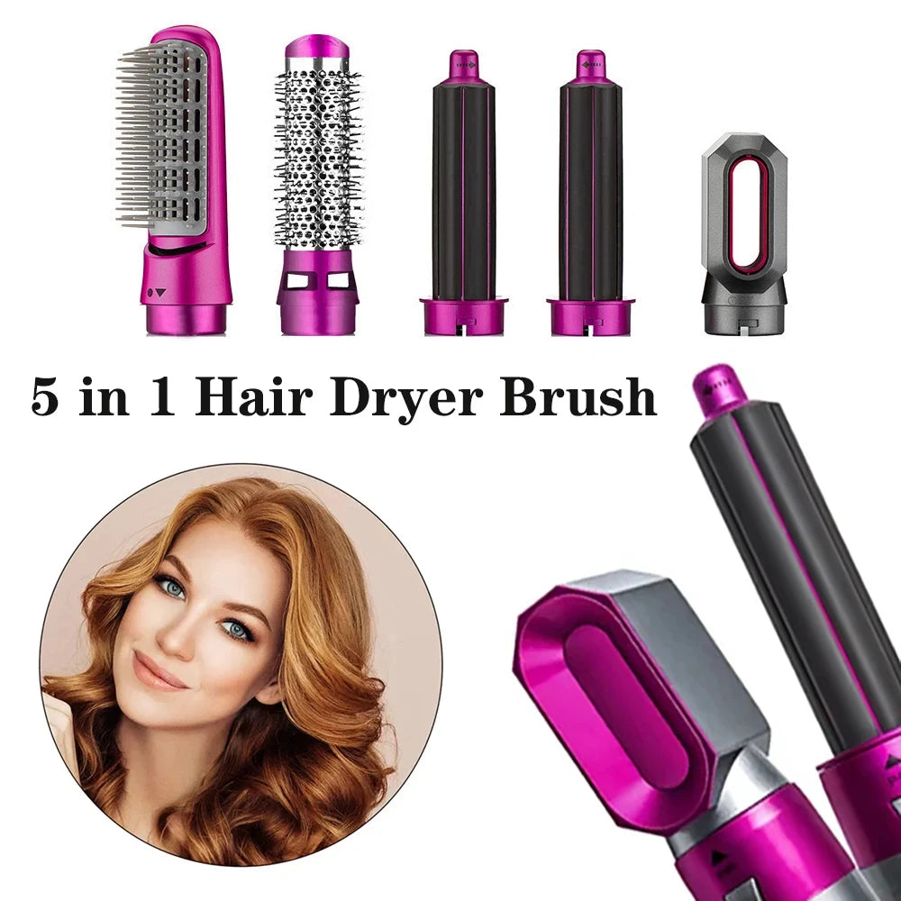 5 in 1 | Curly Hair Styler - Affordable & EfficientCurling Hair Comb