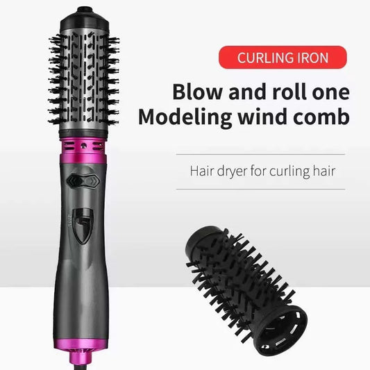 Multifunctional 3 In 1 Hot Air Auto-Rotating Hair Dryer Brush