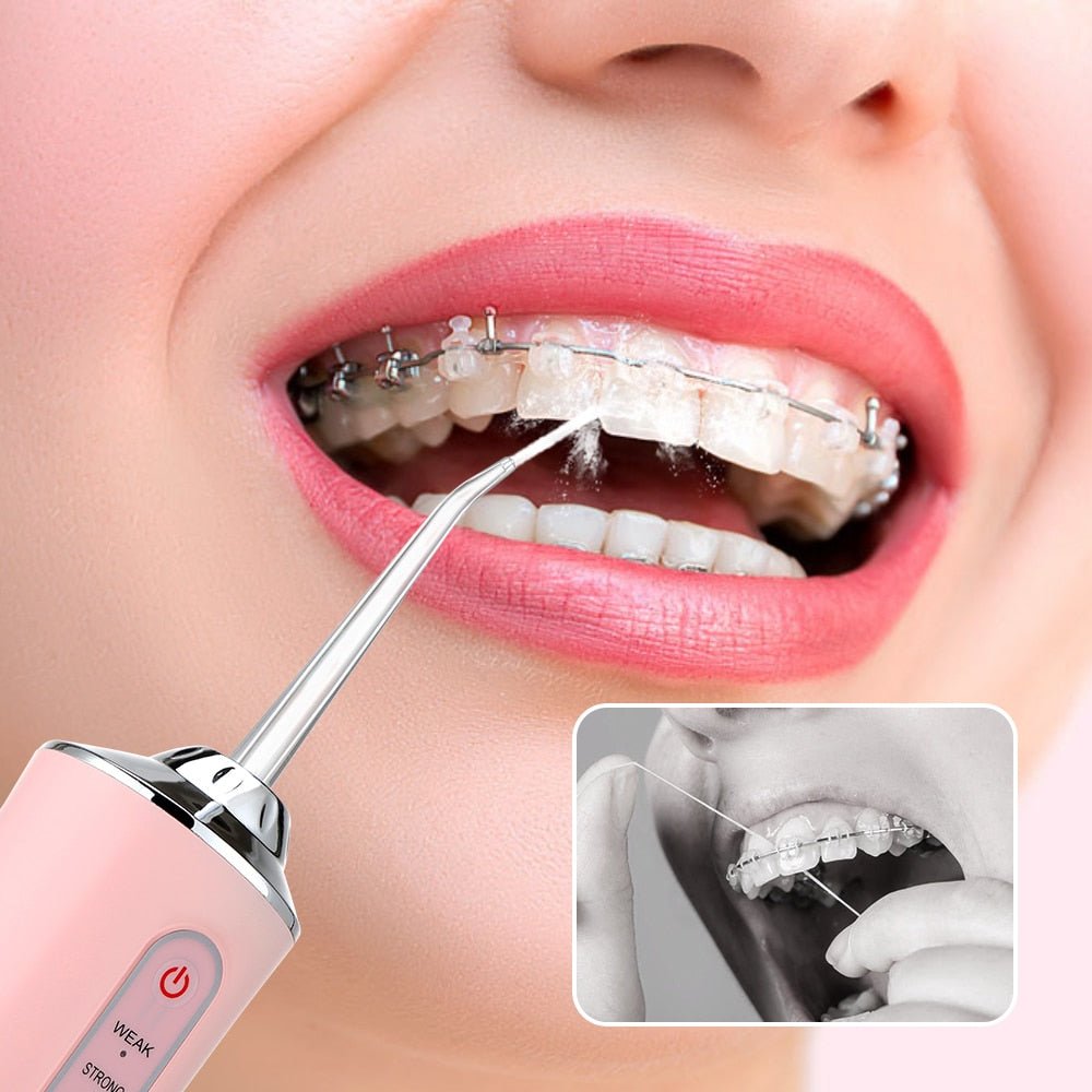 Portable Oral Irrigator for Teeth Whitening Dental Cleaning Health - TrimTide